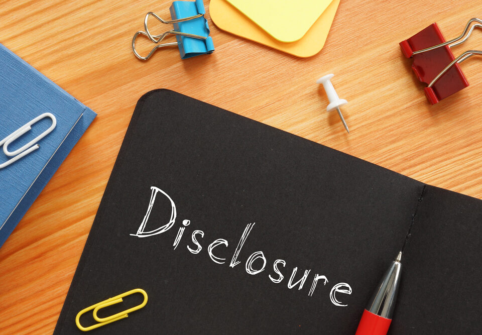 property disclosures plus inspections